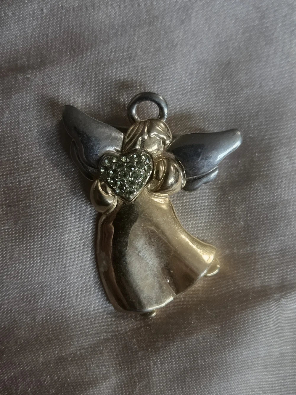 Vintage Bow, Angel and Tulip Brooch With A Butterfly Hair Clip Lot Of 4